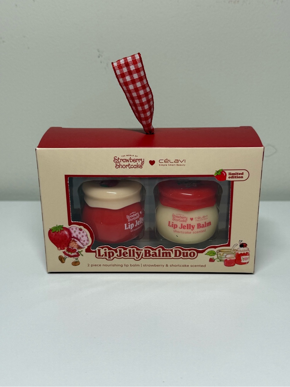Strawberry Shortcake X Celavi Jelly Balm Duo Set Scented